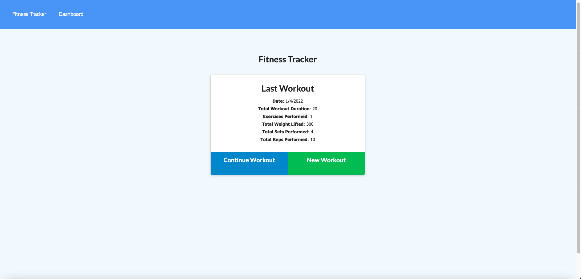 fitness_tracker template screenshot